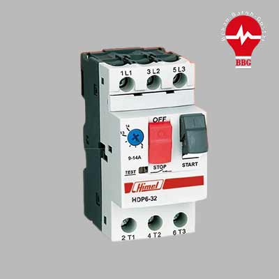 کلید حرارتی (محافظ موتور) MPCB برند HIMEL مدل 40:63 HDP17Z8063