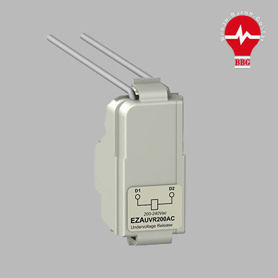 رله آندر ولتاژ جهت کلید اتوماتیک اشنایدر EZC100 ولتاژ 220VAC سری EZAUVR200AC