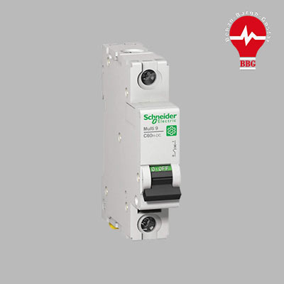 کلید مینیاتوری اشنایدر،تک پل، 6 آمپر، 6 کیلو آمپر B6 schneider