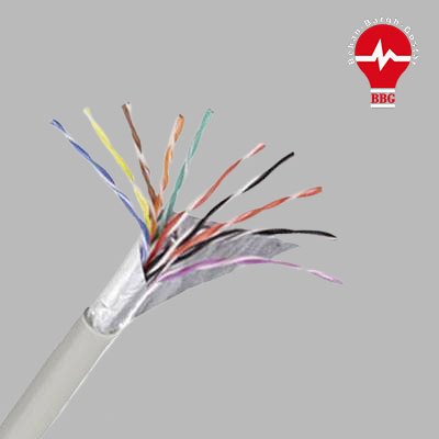 کابل مخابراتی (هوایی) ده زوج 0.6 برند نور زنجان ( صد متر )