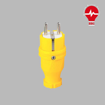 دو شاخه لاستیکی مستقیم ارت دار پارسا P15