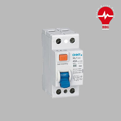 کلید محافظ جان دو پل 25 آمپر-30 میلی آمپر برند چینت CHINT سری NL1-63