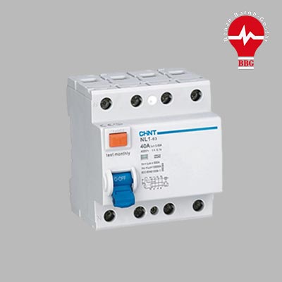 کلید محافظ جان چهار پل 25 آمپر-30 میلی آمپر برند چینت CHINT سری NL1-63