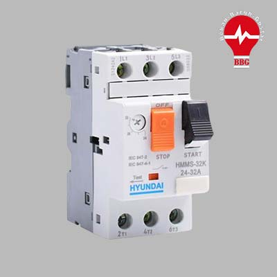 کلید حرارتی (محافظ موتور) MPCB برند HYUNDAI مدل HMMS-32K 9:14