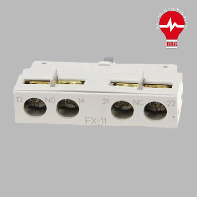 کنتاکت کمکی 1NO1NC نصب روی کلیدهای حرارتی LS مدل MMS 0.63:100 FX 11