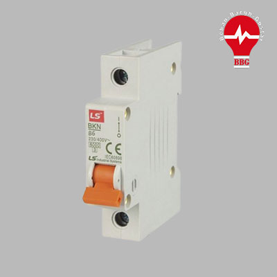 کلید LS مینیاتوری،1 پل،1 فاز ،10 آمپر،6 کیلو آمپر، سری BKN