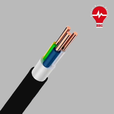 کابل مفتولی (زمینی) نمره 2.5×3 برند البرز الکتریک نور ( یک متر )
