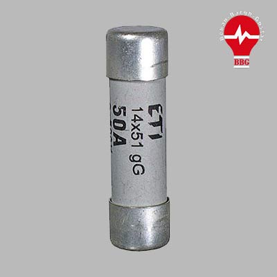 فیوز سیلندری 2 تا 50 آمپر gG ETI 51*14 