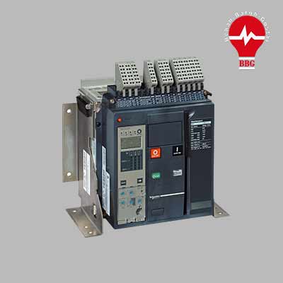 کلید هوایی 1600 آمپر با موتور و رله و ساختار بدنه فیکس schneider مدل NT16H13PML2EHH
