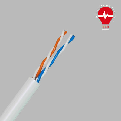 کابل مخابراتی (هوایی) دو زوج 0.6 برند نور زنجان ( صد متر )