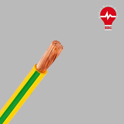 سیم افشان ارت سطح مقطع 10 برند البرز الکتریک نور ( صد متر )