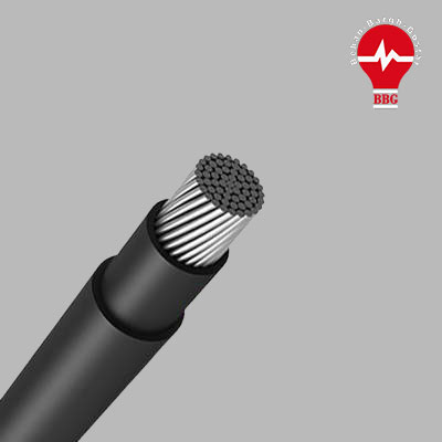 کابل مفتول آلومینیومی نمره 500×1 برند البرز الکتریک نور ( یک متر )