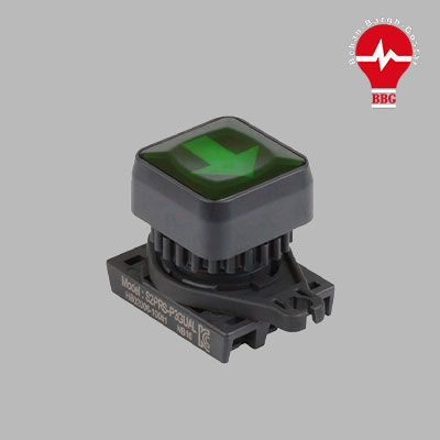 شستی استارت چراغ دار 24V آتونیکس S2PRS-P3GLAD