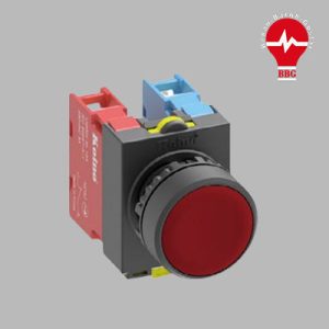 شستی استپ چراغ دار 220V کوینو NS22-BM-L2ALR0A1B